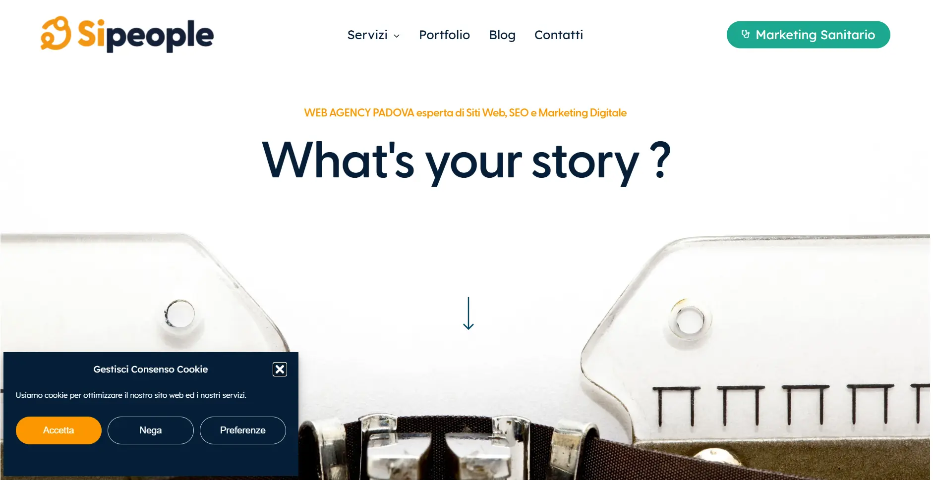 Sito web Sipeople ottimizzato